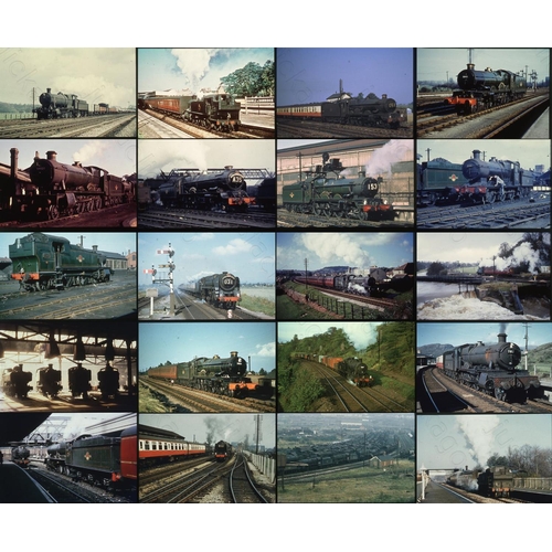 213 - BR(W) Steam duplicate slides. Approx. 225, 35mm colour duplicate slides. A good mix of ex GWR/BRW lo... 