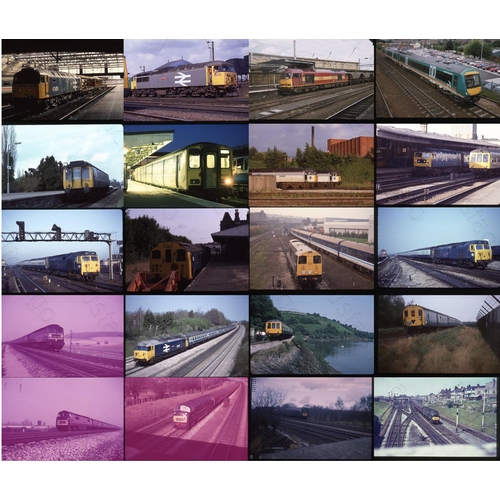 232 - Modern Traction. Approx. 700, 35mm colour slides, on mixed film stock. A good selection of modern tr... 