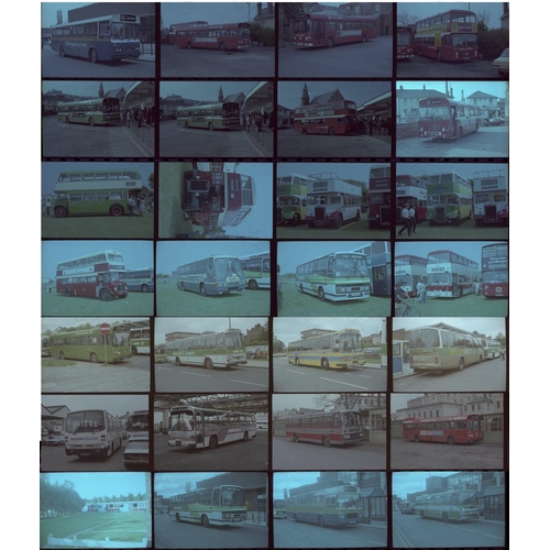 240 - U.K. Bus assortment. Approx. 630, 35mm colour negatives. A selection of Buses including some preserv... 