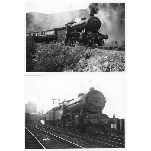 266 - B.R. Steam. Approx. 125, black and white prints. Most are 7