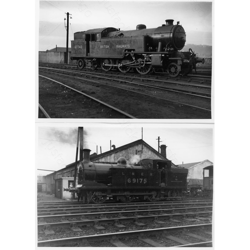 266 - B.R. Steam. Approx. 125, black and white prints. Most are 7