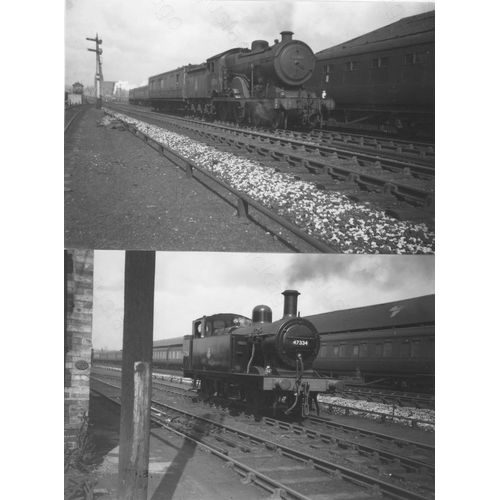 266 - B.R. Steam. Approx. 125, black and white prints. Most are 7