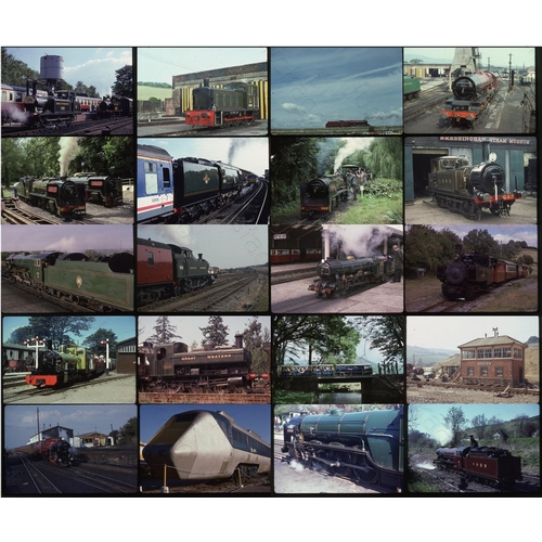 270 - Heritage Railways. A large collection of good quality, 35mm colour slides, on Kodachrome 25, widely ... 