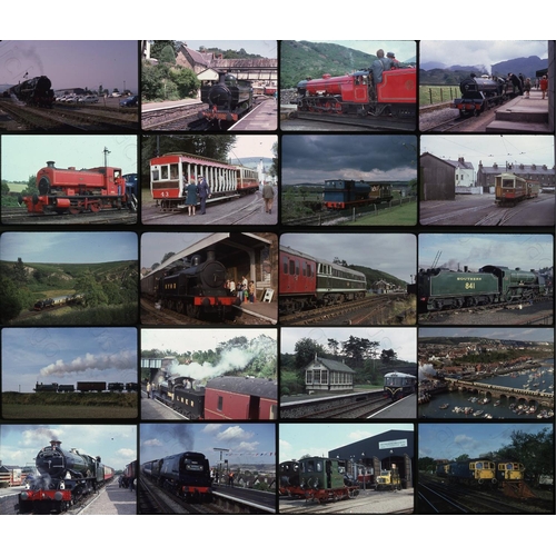 270 - Heritage Railways. A large collection of good quality, 35mm colour slides, on Kodachrome 25, widely ... 