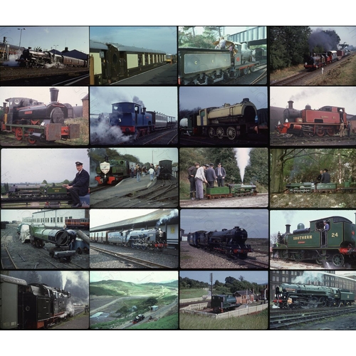 270 - Heritage Railways. A large collection of good quality, 35mm colour slides, on Kodachrome 25, widely ... 