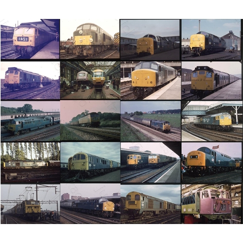 277 - 1970's & 1980's modern traction assortment. Approx. 240, 35mm colour slides housed in 2 Hanimex 120 ... 