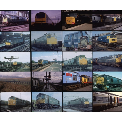 278 - 1970/80's modern traction assortment. Approx. 219, 35mm colour slides housed in 2 Hanimex 120 storag... 