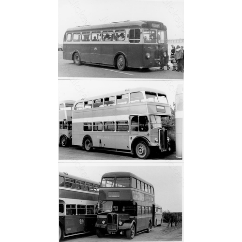 282 - Approx. 200 postcard size black & white and a few colour prints.
A good selection of UK Bus types an... 