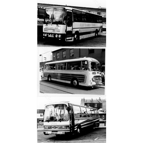 282 - Approx. 200 postcard size black & white and a few colour prints.
A good selection of UK Bus types an... 