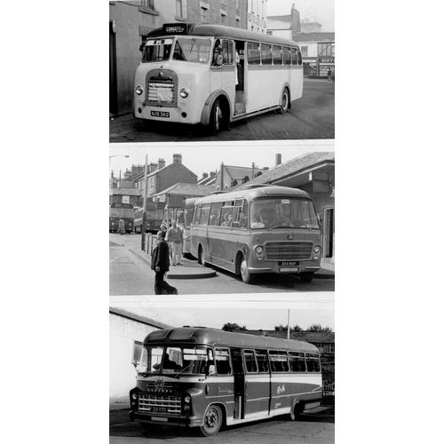 282 - Approx. 200 postcard size black & white and a few colour prints.
A good selection of UK Bus types an... 