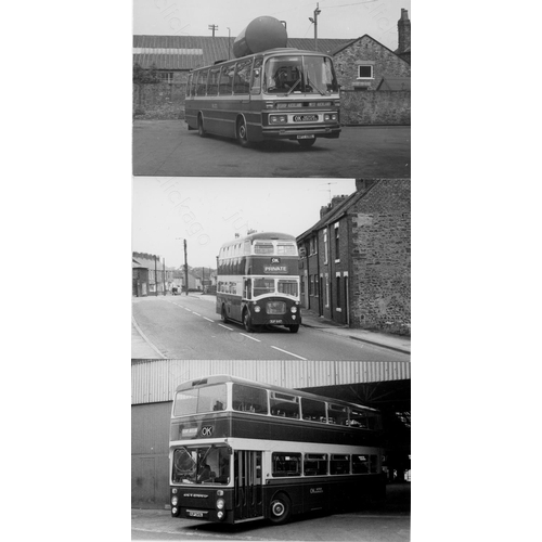 283 - Approx. 200 postcard size black & white and a few colour prints.
A good selection of UK Bus types an... 