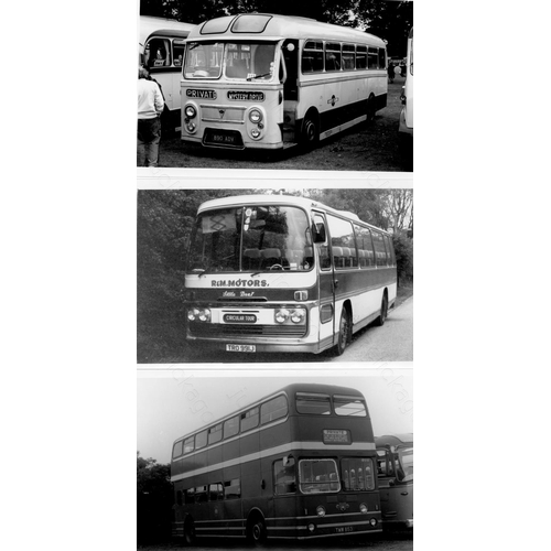 285 - Approx. 200 postcard size black & white and a few colour prints.
A good selection of UK Bus types an... 