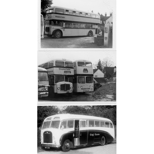 285 - Approx. 200 postcard size black & white and a few colour prints.
A good selection of UK Bus types an... 