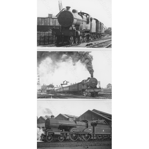 292 - Midland Railway locomotives. A stunning and very comprehensive collection of approx. 1000, postcard ... 