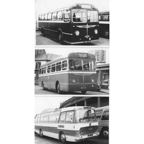 312 - Approx. 200 postcard size black & white and a few colour prints.
A good selection of UK Bus types an... 