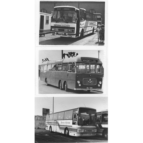 313 - Approx. 200 postcard size black & white and a few colour prints.
A good selection of UK Bus types an... 