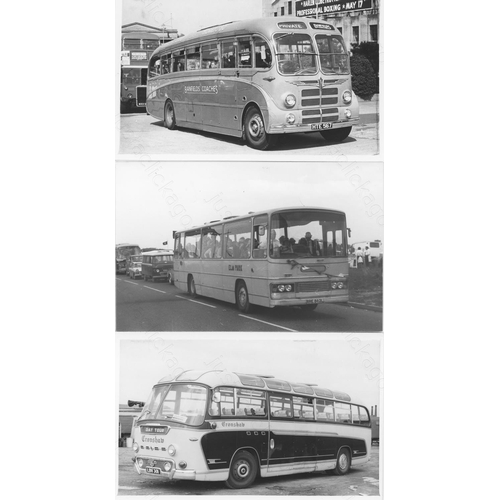 313 - Approx. 200 postcard size black & white and a few colour prints.
A good selection of UK Bus types an... 