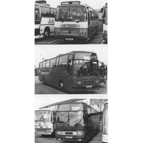 314 - Approx. 200 postcard size black & white and a few colour prints.
A good selection of UK Bus types an... 