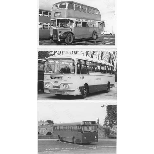 314 - Approx. 200 postcard size black & white and a few colour prints.
A good selection of UK Bus types an... 