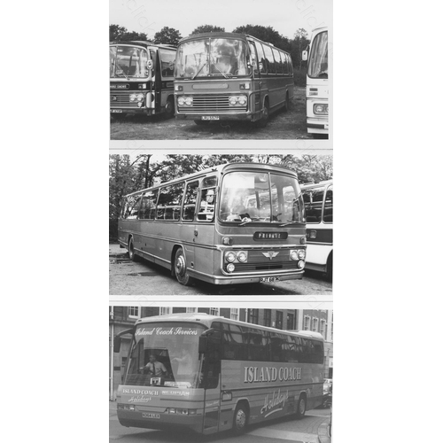 317 - Approx. 200 postcard size black & white and a few colour prints.
A good selection of UK Bus types an... 