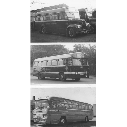 317 - Approx. 200 postcard size black & white and a few colour prints.
A good selection of UK Bus types an... 