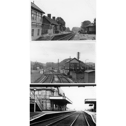 319 - Infrastructure, Station views. A good quality selection of postcard size black and white prints. The... 