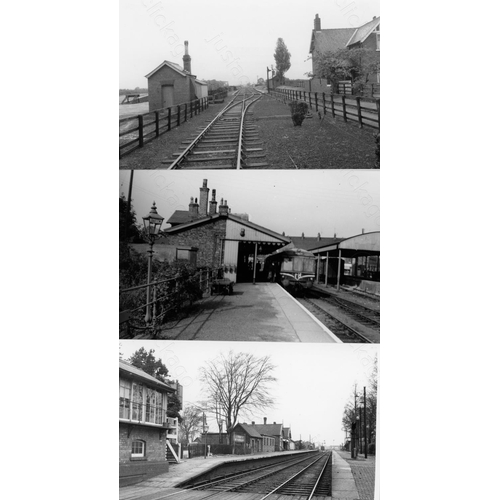 319 - Infrastructure, Station views. A good quality selection of postcard size black and white prints. The... 