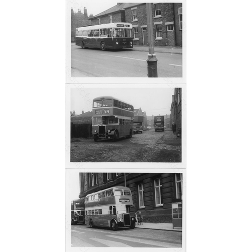 329 - U.K. Bus selection with the odd tram and miniature railway, from the Cyril Golding collection. 27 bl... 