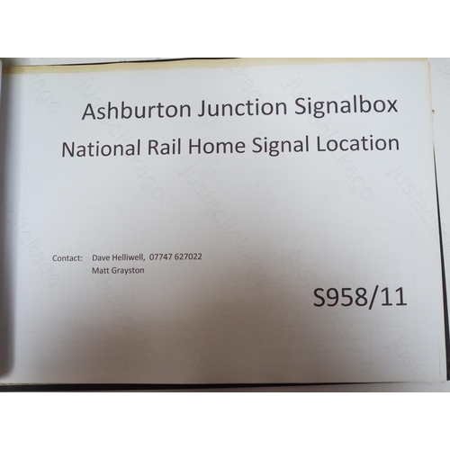 338 - A large box of official BR/Network Rail signalling paperwork. Dating mostly from the 1980's, include... 