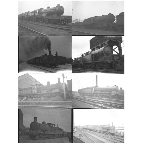 346 - B.R. Steam. Approx. 80, medium format and 35mm, individual black and white negatives. The negatives ... 