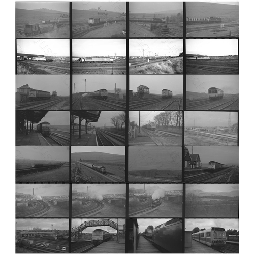 355 - Modern Traction 1980's. Approx. 800, 35mm, black and white negatives. There are 23 whole films datin... 