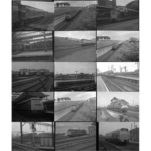 356 - Modern Traction Pre-Tops. Approx. 90, medium format, black and white negatives. Mixed quality but so... 