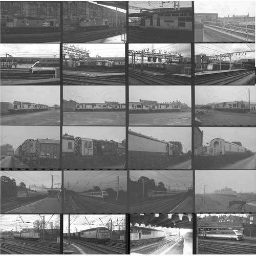 363 - Modern Traction 1980/90's. Approx. 800, 35mm, black and white negatives. There are 22 whole films da... 