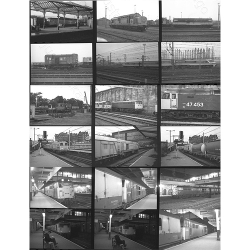 363 - Modern Traction 1980/90's. Approx. 800, 35mm, black and white negatives. There are 22 whole films da... 