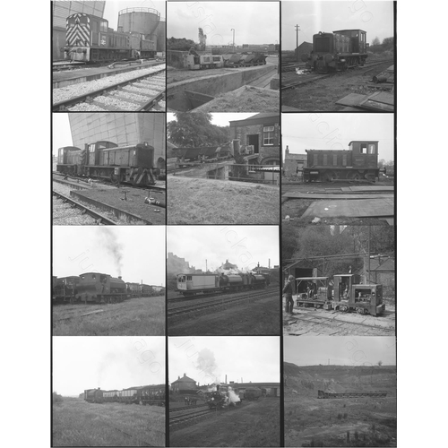 38 - Industrial black & white negatives, 60 x 6cm square (120) format, plus 77 x 35mm. Good quality Indus... 