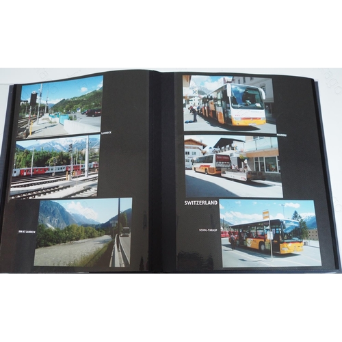 399 - A large collection of photo albums with railway interest. Twenty nine volumes of 6