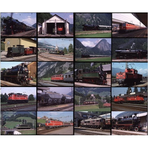 423 - Overseas Traction, Switzerland and Austria. A good quality selection of original 35mm colour slides.... 