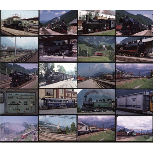 423 - Overseas Traction, Switzerland and Austria. A good quality selection of original 35mm colour slides.... 