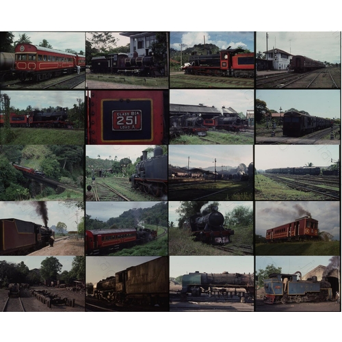 426 - Overseas Traction, India and Sri Lanka. A good quality selection of original 35mm colour slides. The... 