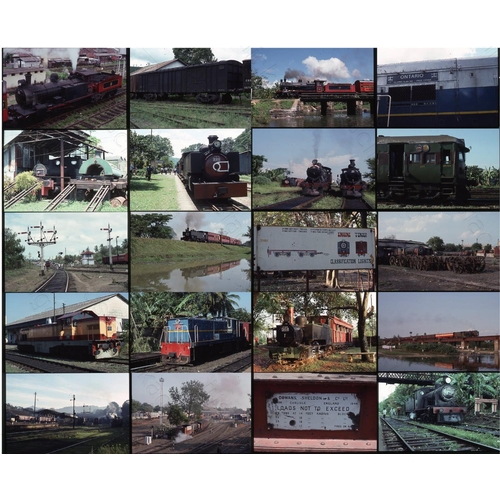 426 - Overseas Traction, India and Sri Lanka. A good quality selection of original 35mm colour slides. The... 