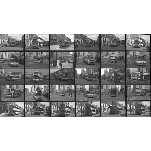 43 - U.K. Bus selection. Approx. 318 black & white negs ( a few colour noted). These date from 2002 and i... 