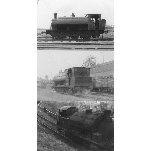 452 - Industrial locomotives. Approx. 280, black and white, postcard size prints. Note there are a few col... 