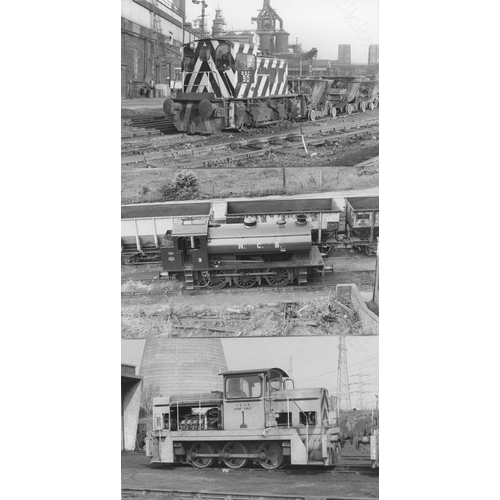 452 - Industrial locomotives. Approx. 280, black and white, postcard size prints. Note there are a few col... 