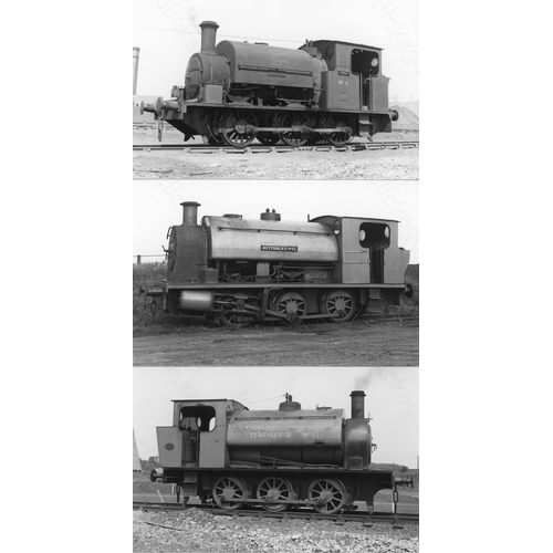 452 - Industrial locomotives. Approx. 280, black and white, postcard size prints. Note there are a few col... 