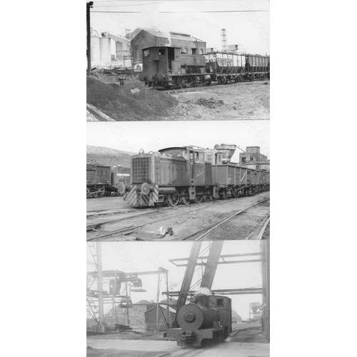 452 - Industrial locomotives. Approx. 280, black and white, postcard size prints. Note there are a few col... 