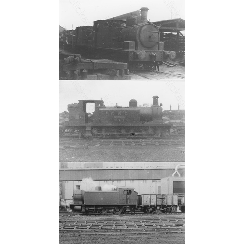 452 - Industrial locomotives. Approx. 280, black and white, postcard size prints. Note there are a few col... 