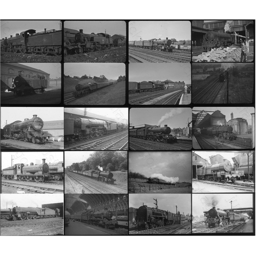 459 - B.R.Steam. Approx. 50 good quality, black and white positive slides, Geva plus some Gepe remounts. T...