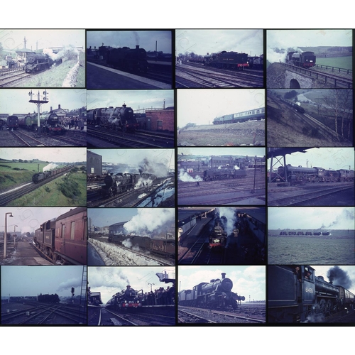 461 - B.R. Steam late 1960's. Approx. 80, original 35mm Agfachrome colour slides. Some are dark but show g...