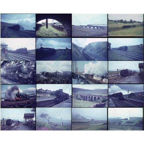 462 - B.R. Steam late 1960's. Approx. 80, original 35mm Agfachrome colour slides. Some are dark but show g...