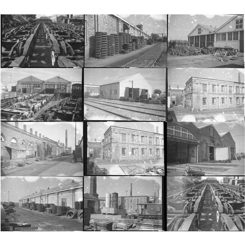 59 - Infrastructure, Ashford Railway Works. A selection of approx. 120, black and white medium format neg... 